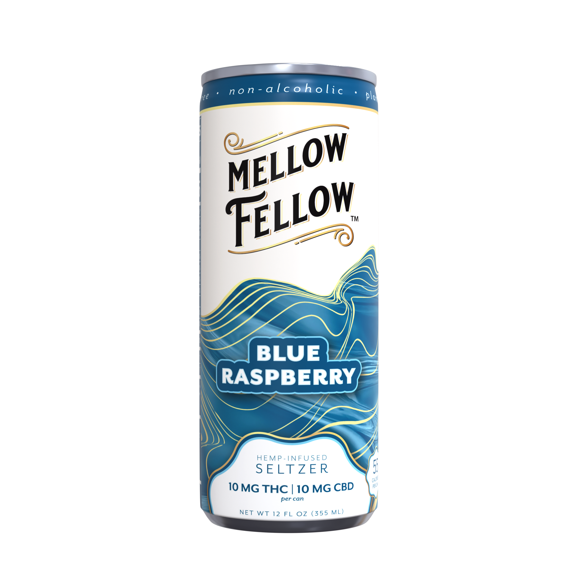 Mellow Fellow Blue Raspberry can